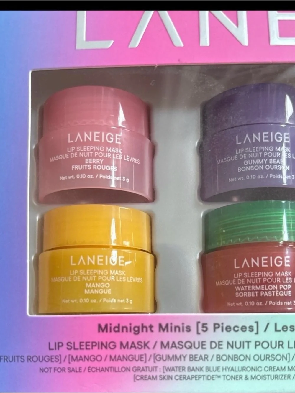 Laneige Midnight Minis Lip Masks